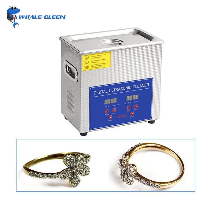 Professional 250W Ultrasonic Jewelry Cleaner With Adjustable Sound 3.2L Sonic Cleaner For Jewelry