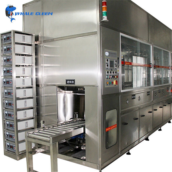 Multi-Tank Ultrasonic Vacuum Cleaning Machine with Robotic Arm Custom Industrial Parts Washer