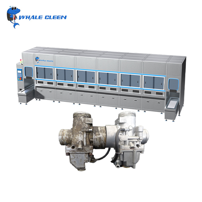 Customized Multi-Tank Ultrasonic Cleaning System with Gantry Arm for Heavy-Duty Industrial Parts