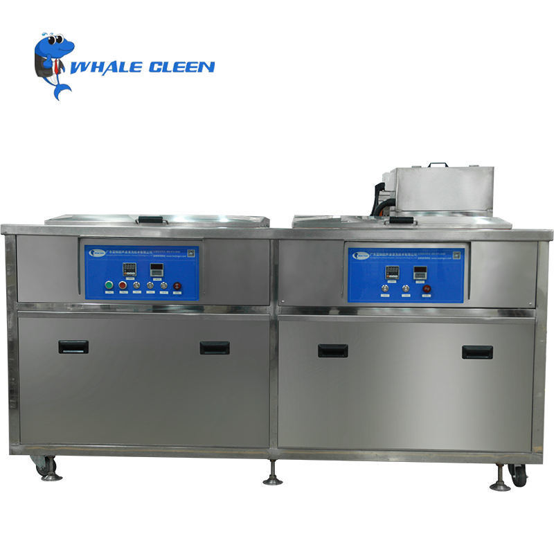 Two Tanks 2400W 175L Ultrasonic Cleaner for Industrial Parts Washing with Heating & Drying
