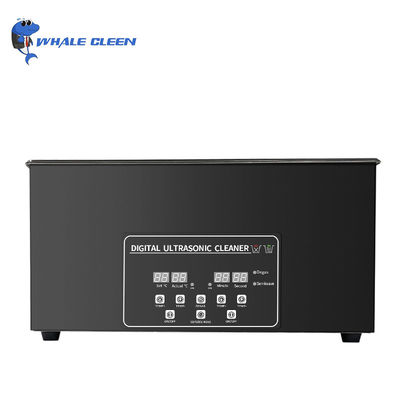 De zwarte 20 Liter Ultrasone Schonere Digitale Controle 420W Semiwave ontgast Schoonmakende Machine