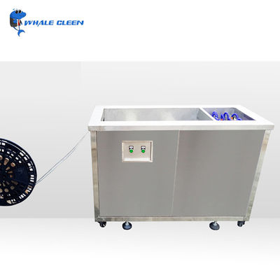 Timer Verstelbare Industriële Ultrasone Reiniger Automatische Transportband Mesh Riem Door Type