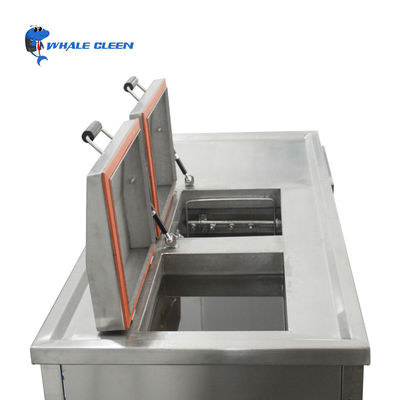 Twee tanks 96L industriële ultrasone reiniger met reinigings-, verwarmings- en sproeifunctie