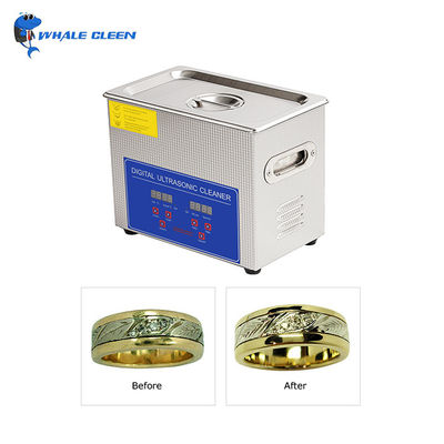 Professionele 250W ultrasone sieradenreiniger met instelbare geluidsgolffrequentie 3.2L Eenheidsgrootte 26.5x16.5x22cm