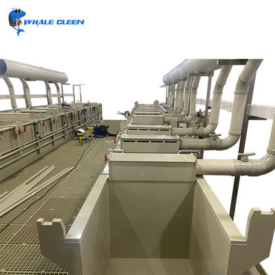 Industrieel anodisch oxidatiesysteem met afvalwaterrecycling