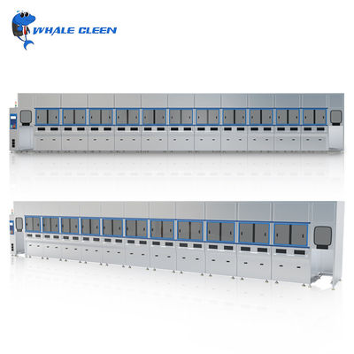 175L Multi-tank PLC automatische ultrasone reiniger met mechanische arm voor auto & metaalonderdelen