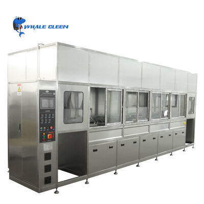 Vier tank 360L industriële ultrasoon wasmachine droger systeem voor ontvetten en precieze reiniging van onderdelen