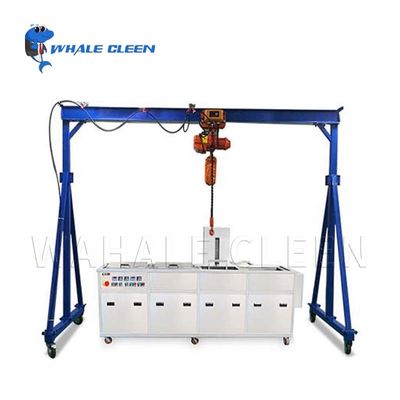 Machts1.2kw Industriële Ultrasone Reinigingsmachine in drie stadia met Multitanks